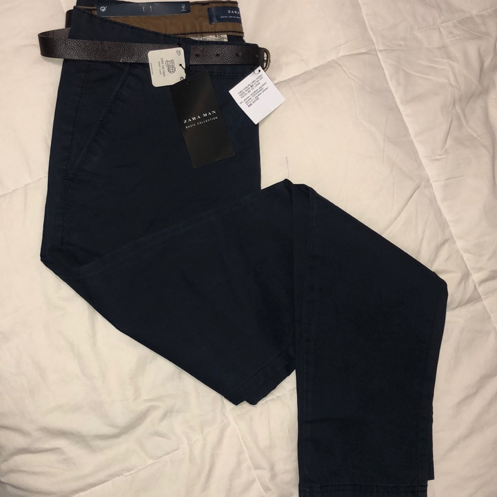 NWT ZARA MAN CHINOS